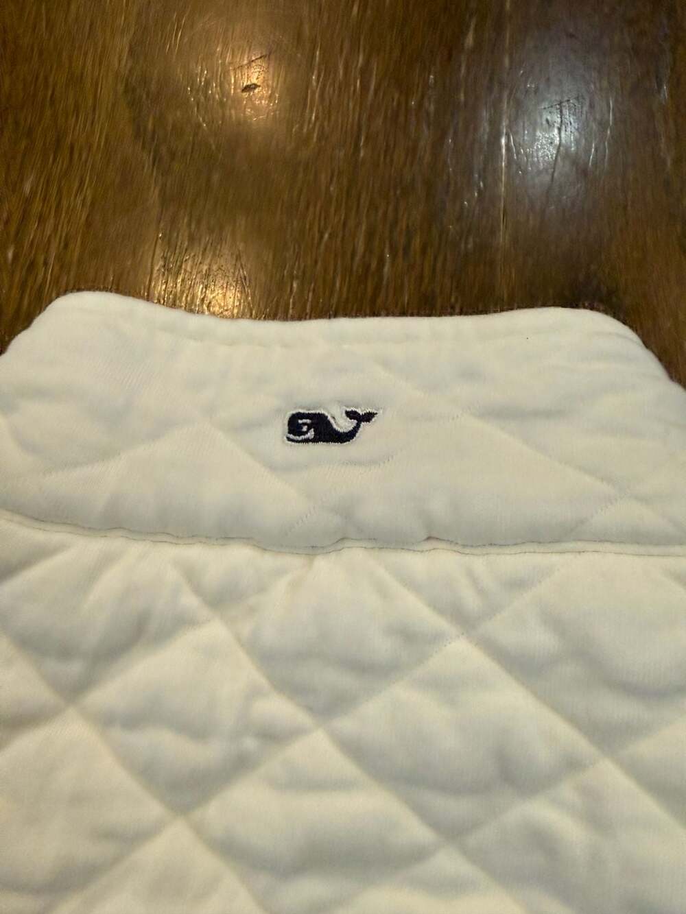 Vineyard Vines Women’s Quilted 1/4 Zip  White Size L (measures smaller) See pics - Picture 5 of 6